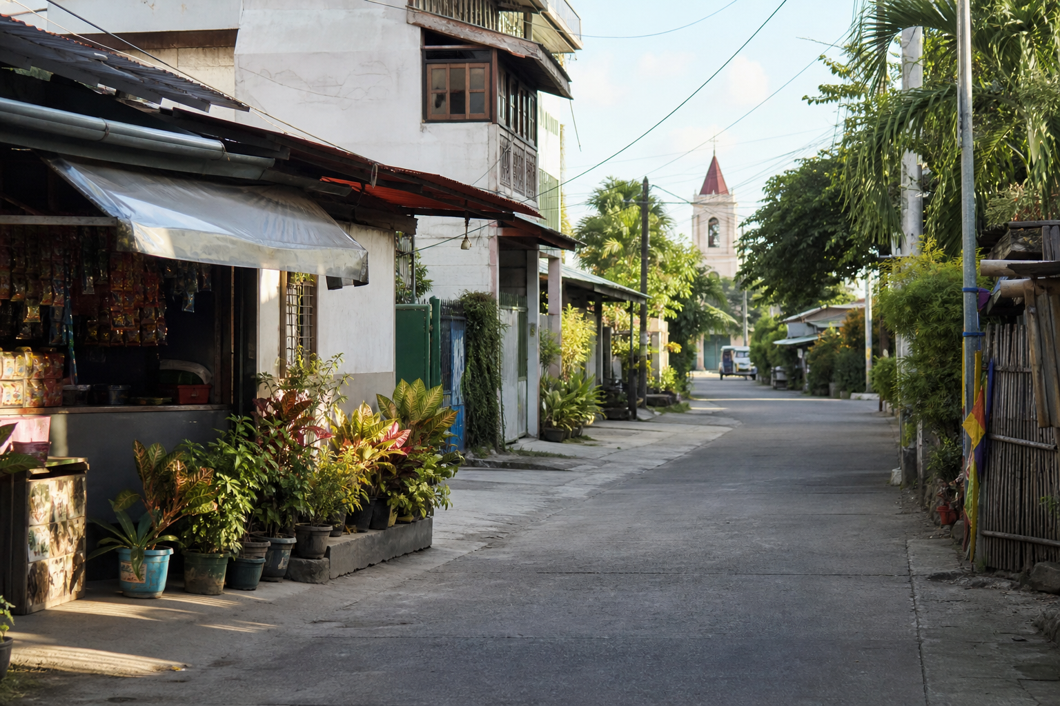 Community gathering in the Philippines