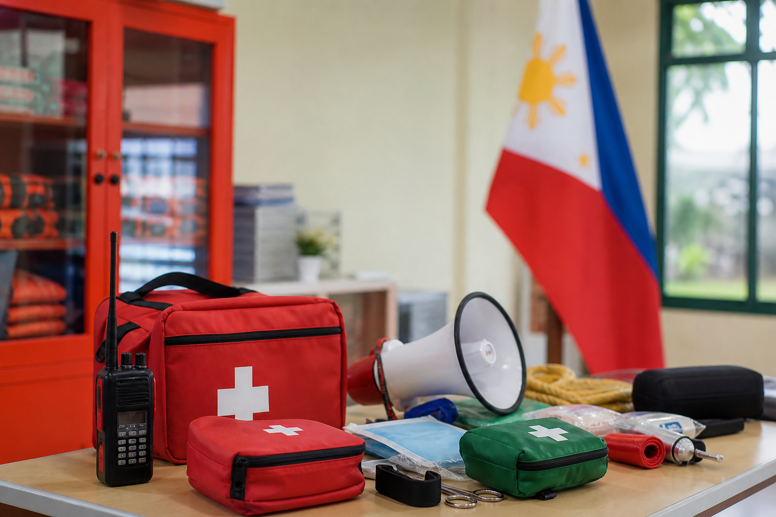 Public emergency response scene